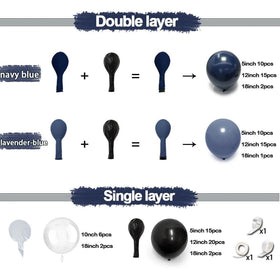 Partycus clear Bobo balloons add sparkle to the garland