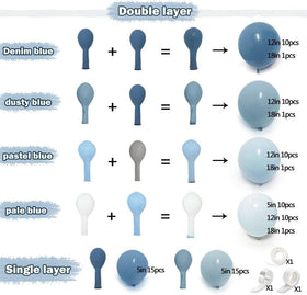 Partycus dark teal balloon detail highlighting sturdy latex for long-lasting display.