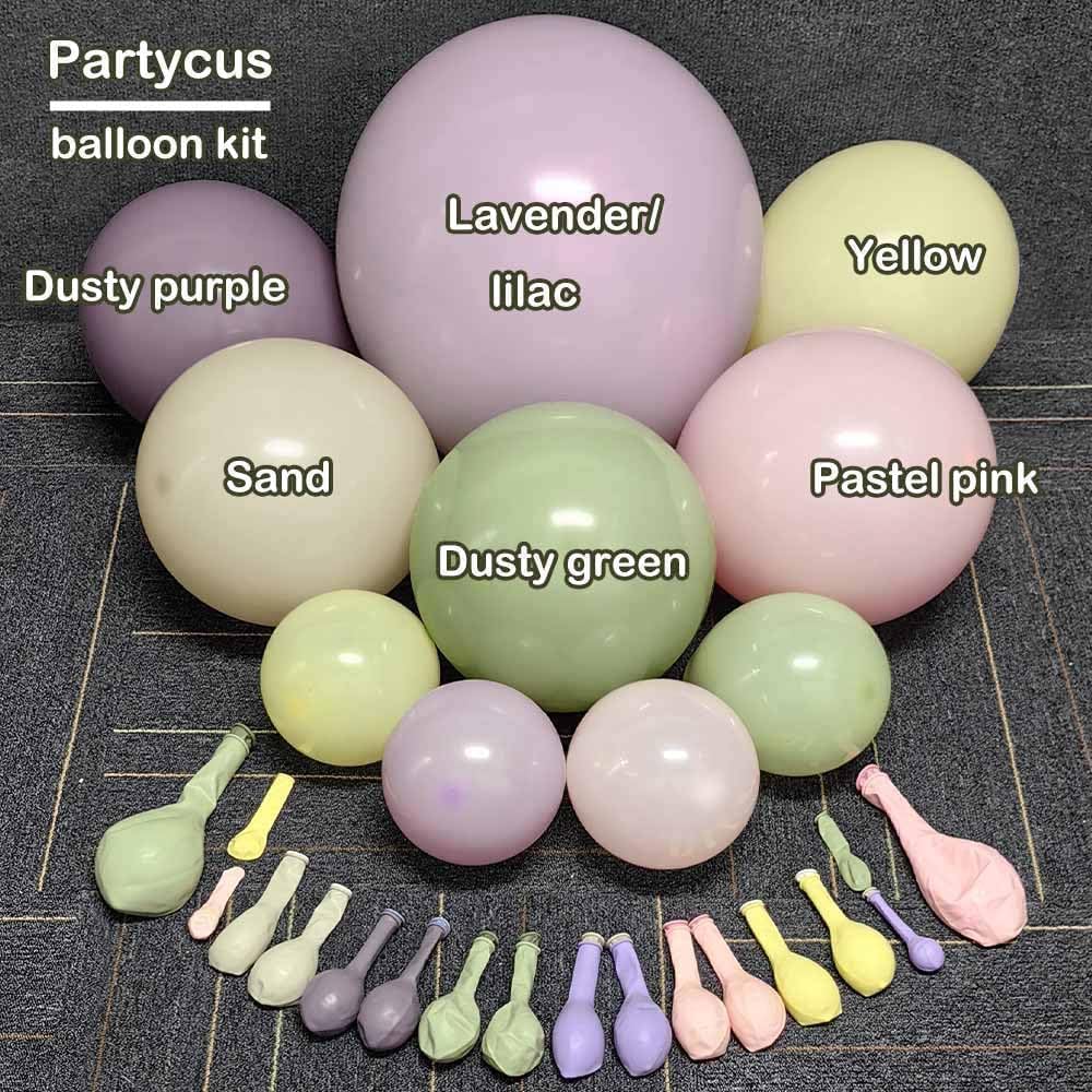 Partycus double-stuffed 12in matte balloons offer sturdy inflation and longer display.