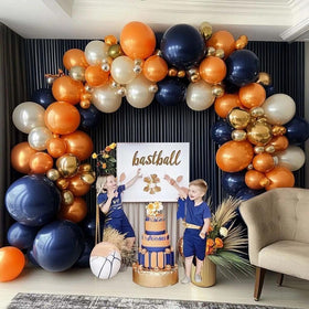 Partycus double stuffed navy blue balloons for a premium look