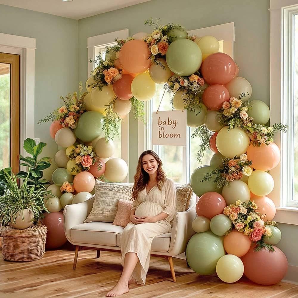 Partycus double stuffed pastel garland adds fullness for elegant decor