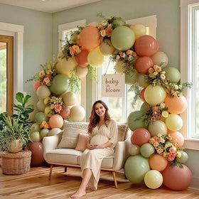 Partycus double stuffed pastel garland adds fullness for elegant decor