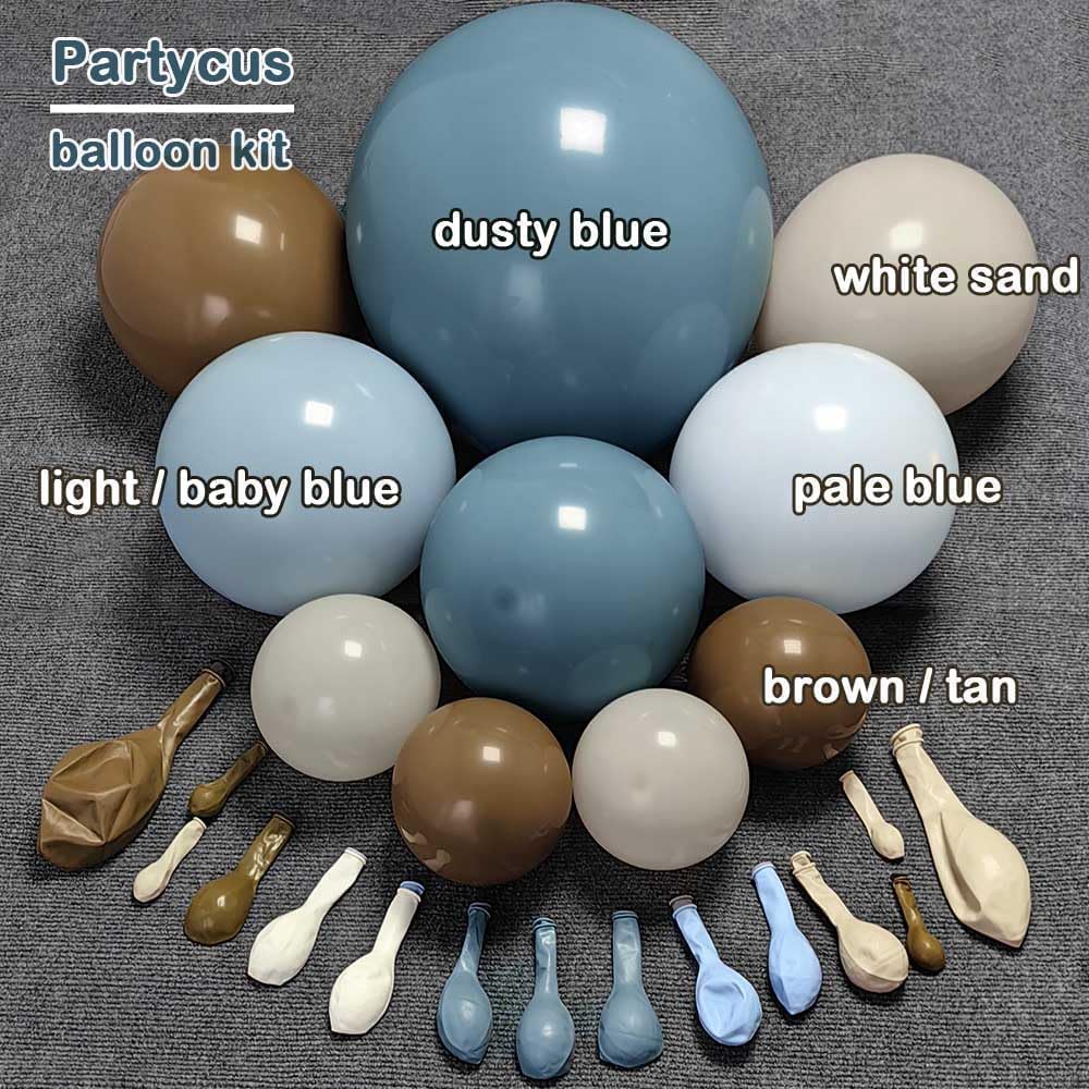 Partycus double stuffed balloons provide thicker texture for a polished garland