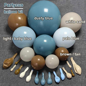 Partycus double stuffed balloons provide thicker texture for a polished garland