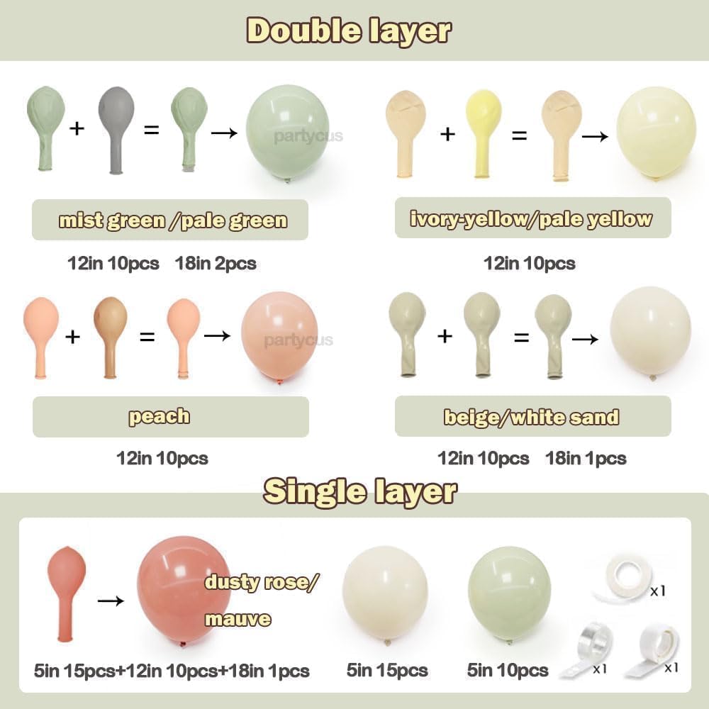 Partycus dusty pink mauve balloons for soft romantic tones