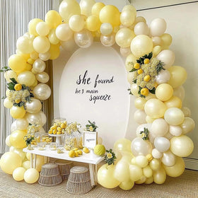 Partycus easy-to-assemble balloon garland suitable for doors or tables.