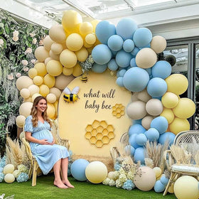 Partycus ivory 5-inch balloons with neutral tones