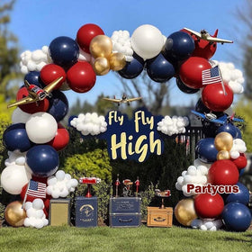 Partycus navy blue balloon arch kit for bold event styling