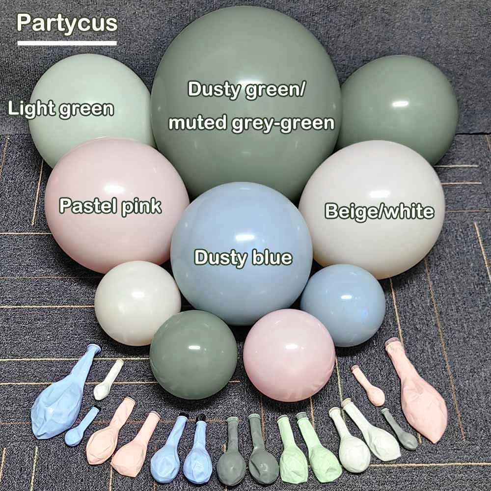 Partycus pastel balloon tape and glue dots enable easy DIY assembly
