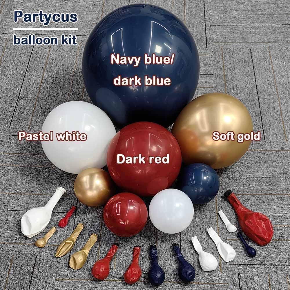 Partycus ruby red balloons for vibrant garland and photos