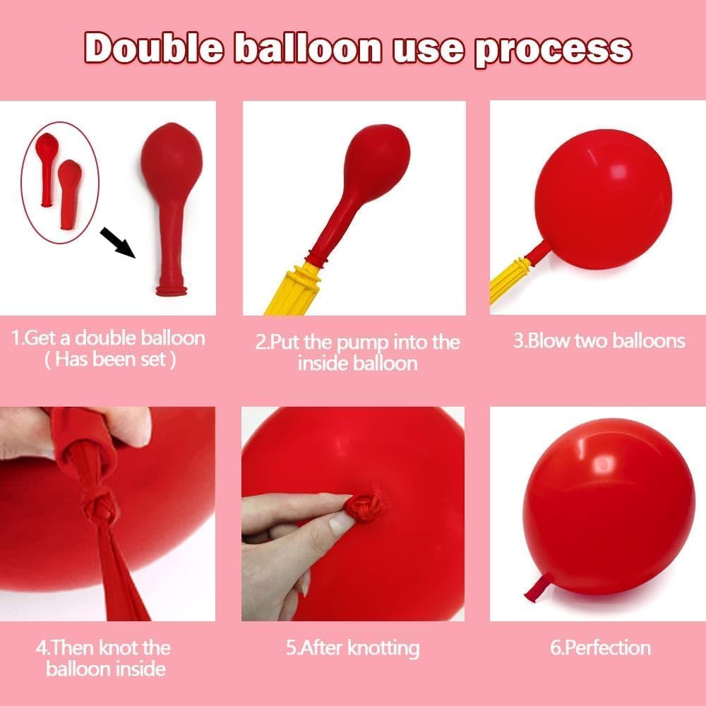 Partycus balloon strip supports easy DIY arch setup and stable arrangement.