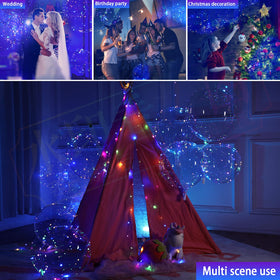 PartyFun4U battery box lit for night time celebrations.