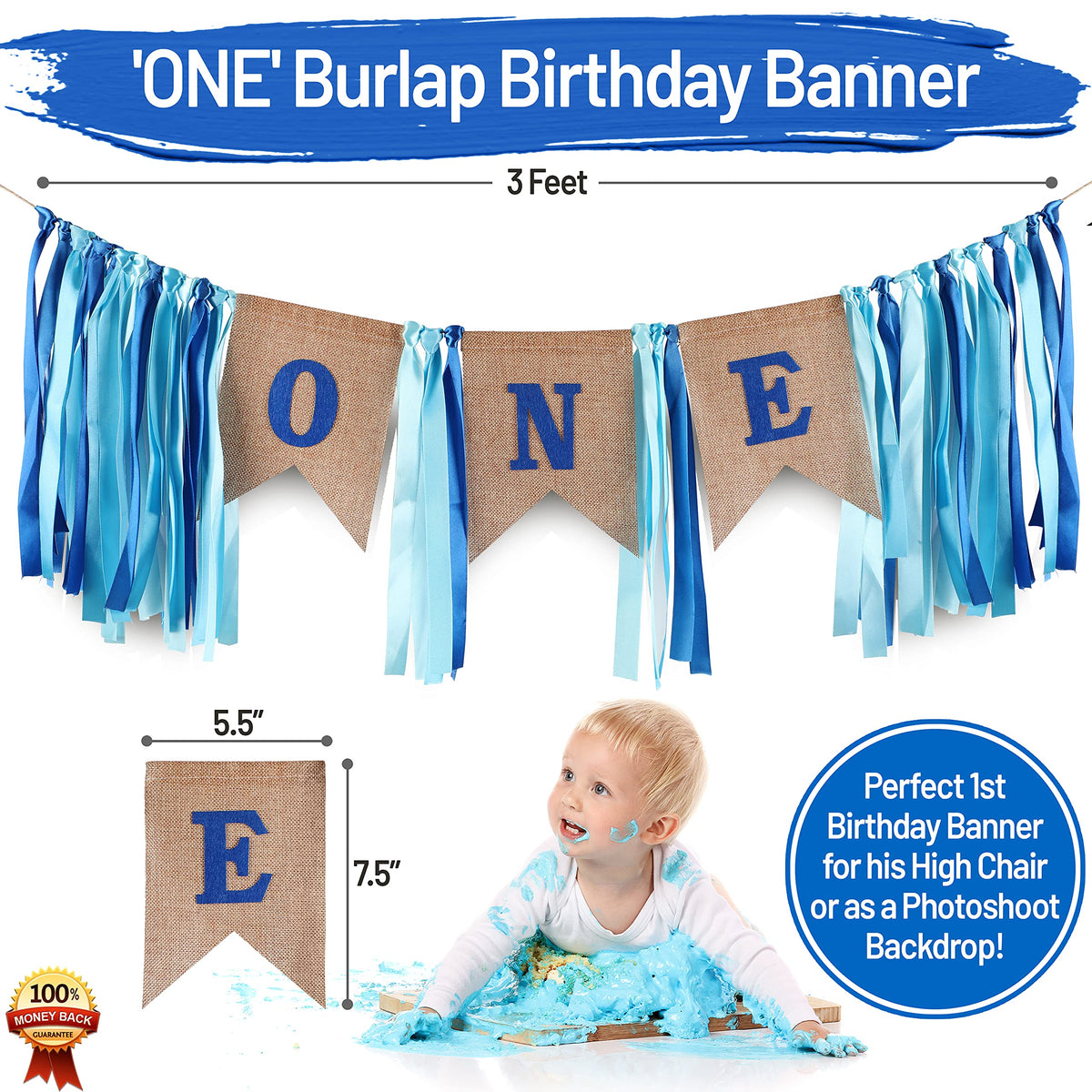 PartyHooman balloon arch with clear instructions for easy setup and photos.