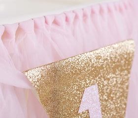 PartyHooman easy adhesive tutu attachment keeps the skirt in place during the party