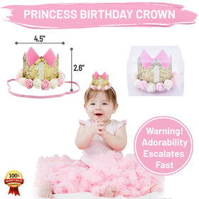 PartyHooman prestrung happy birthday banner for quick, elegant decor.