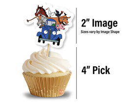 PartyKandy farm animal set perfect for birthday celebrations.
