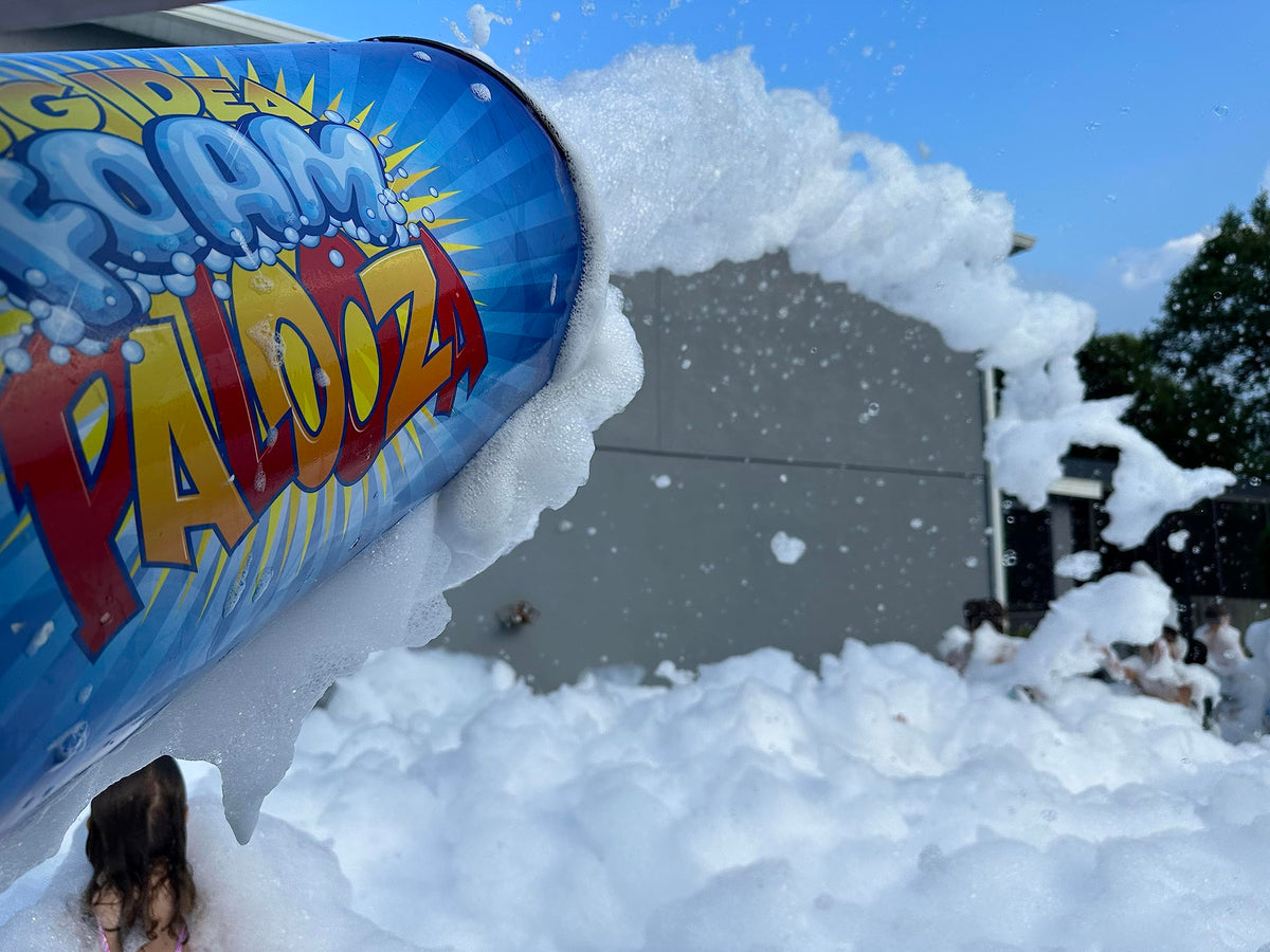 Partymachines bubble-cloud foam creates a dense foam for large events