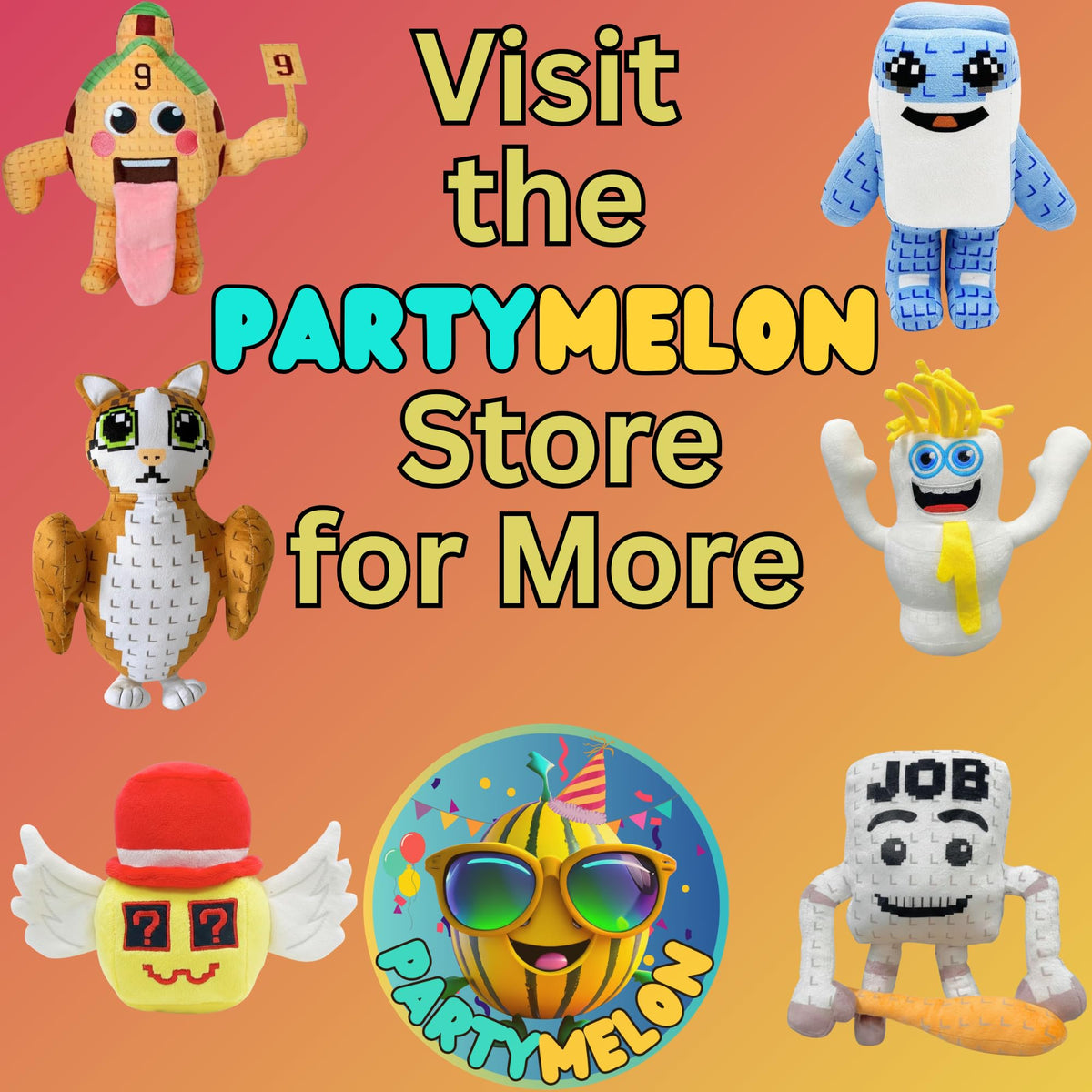 Partymelon Meowl room decor setup demonstrating cozy gaming atmosphere and character appeal.