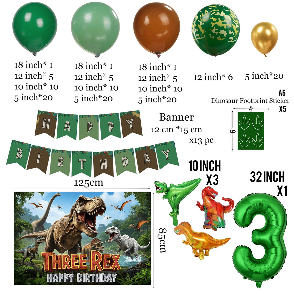 PartyMigo camouflage details enhance the jungle vibe and decor cohesion.