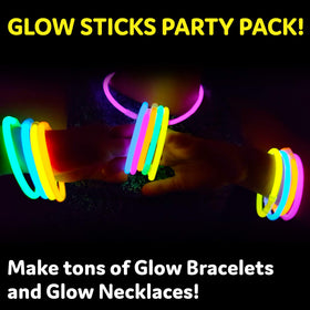 PartySticks connectors ensure secure glow stick setups