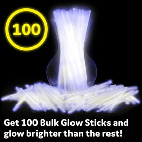 PartySticks glow sticks activate by snapping and shaking for long-lasting light