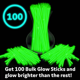 PartySticks glow sticks glowing in pool for waterproof fun.