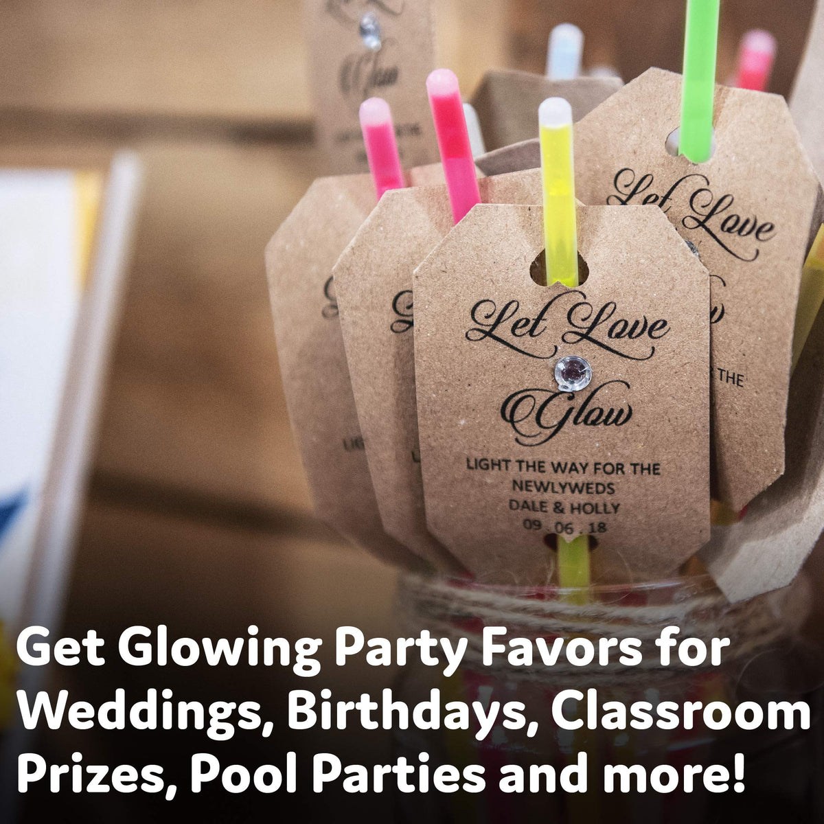PartySticks safe, non-toxic glow sticks for kids aged 3 and up