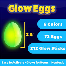 PartySticks mini glow sticks pack provides vivid colors for party favors.