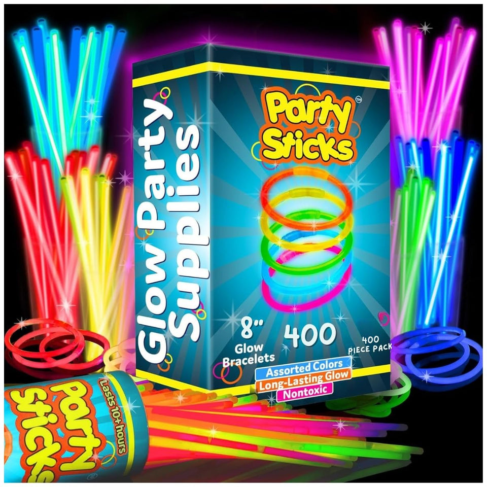 PartySticks Ultra Bright glow sticks for vibrant party lighting