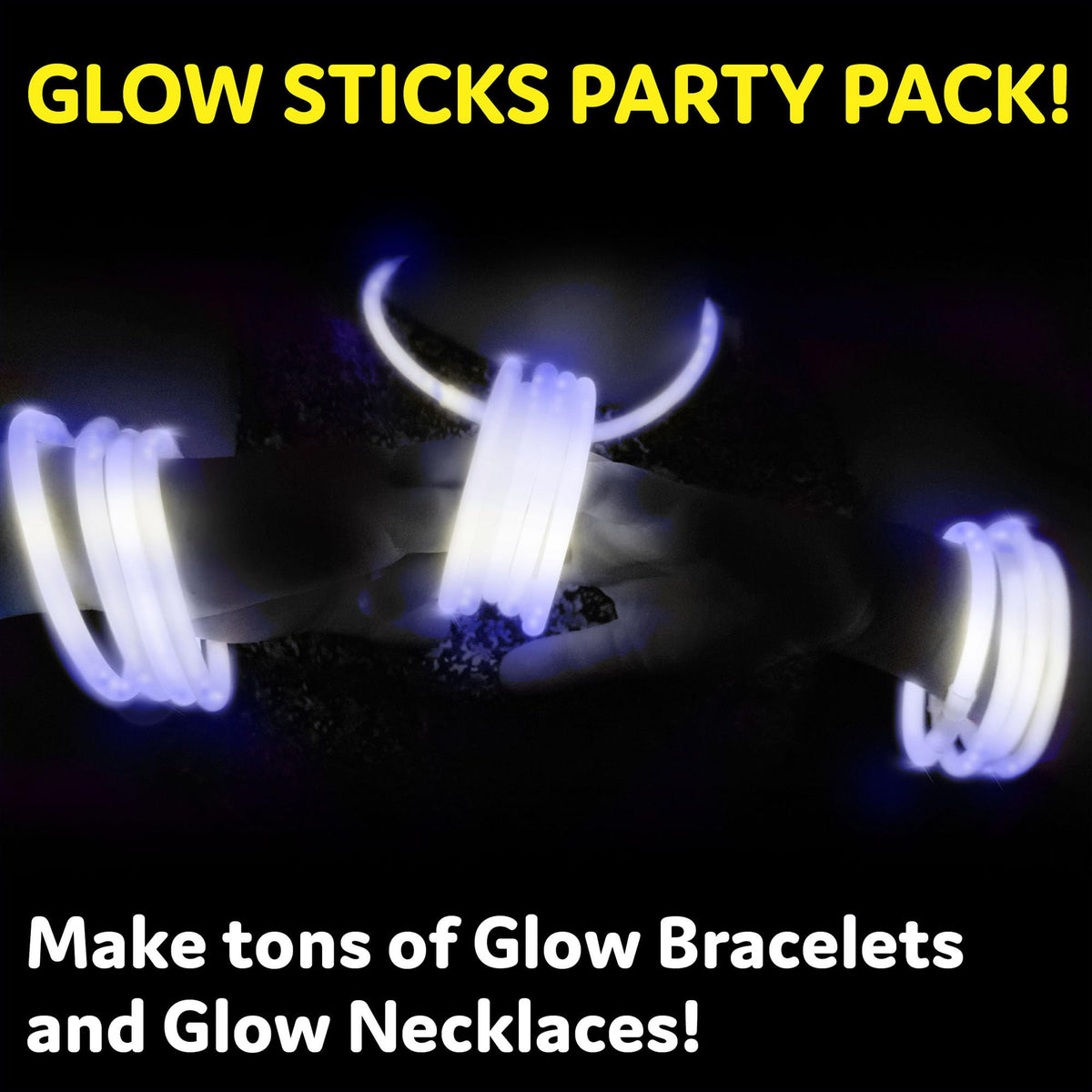 PartySticks waterproof glow sticks float for poolside fun