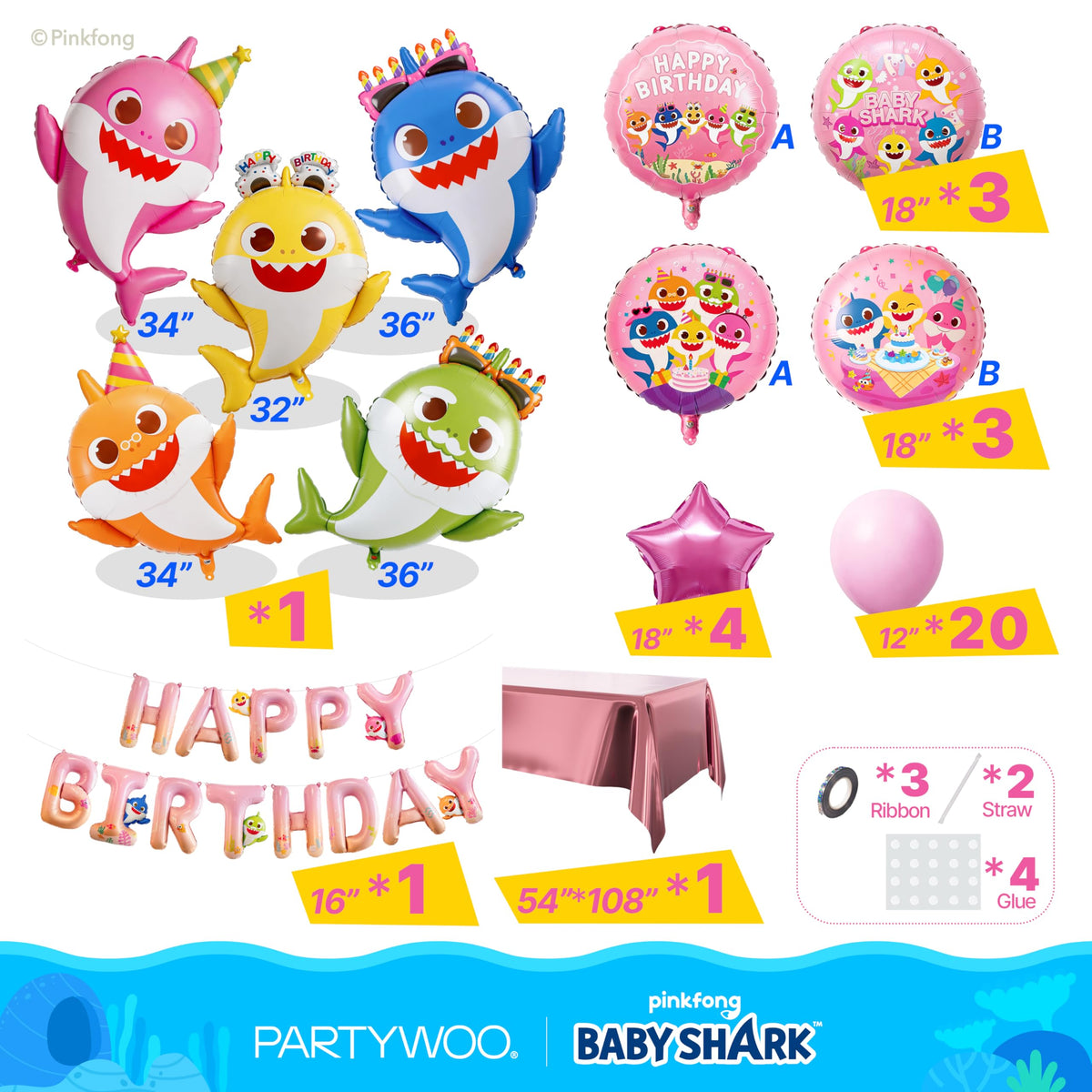 PartyWoo pink round balloons provide a soft backdrop for photos and play