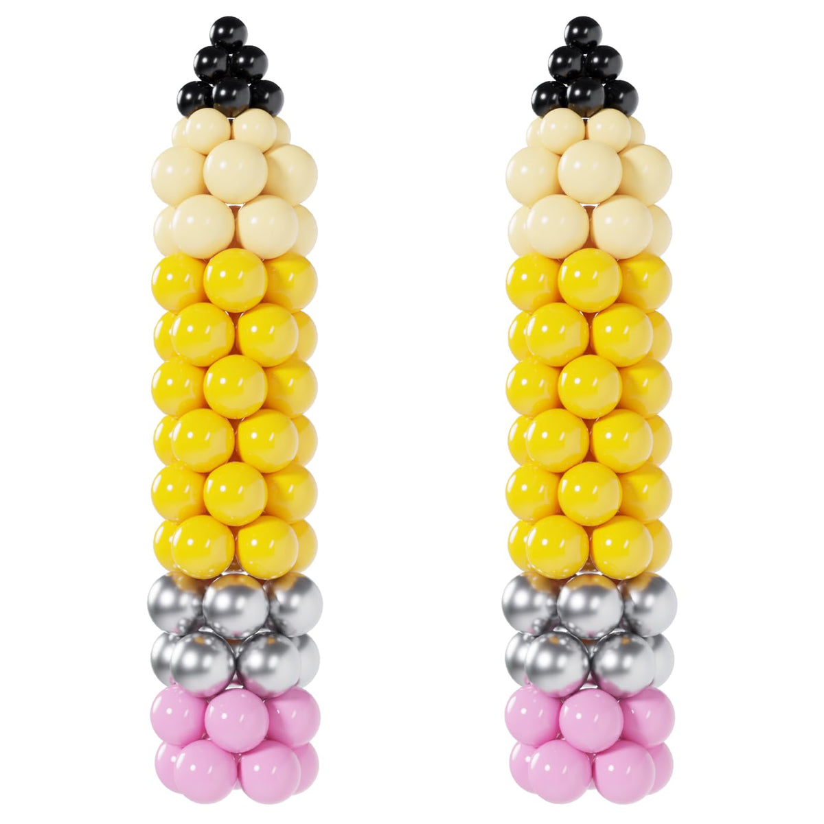 PartyXpress balloon arch kit setup for back-to-school decor