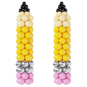 PartyXpress balloon arch kit setup for back-to-school decor
