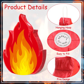 Pasimy fire pinata stick, sturdy PVC tool for safe, repeated hits.