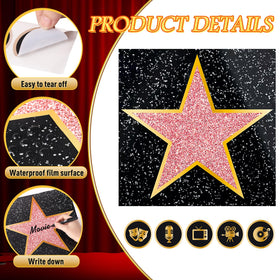 Pasimy round stickers five award styles for varied red carpet visuals.