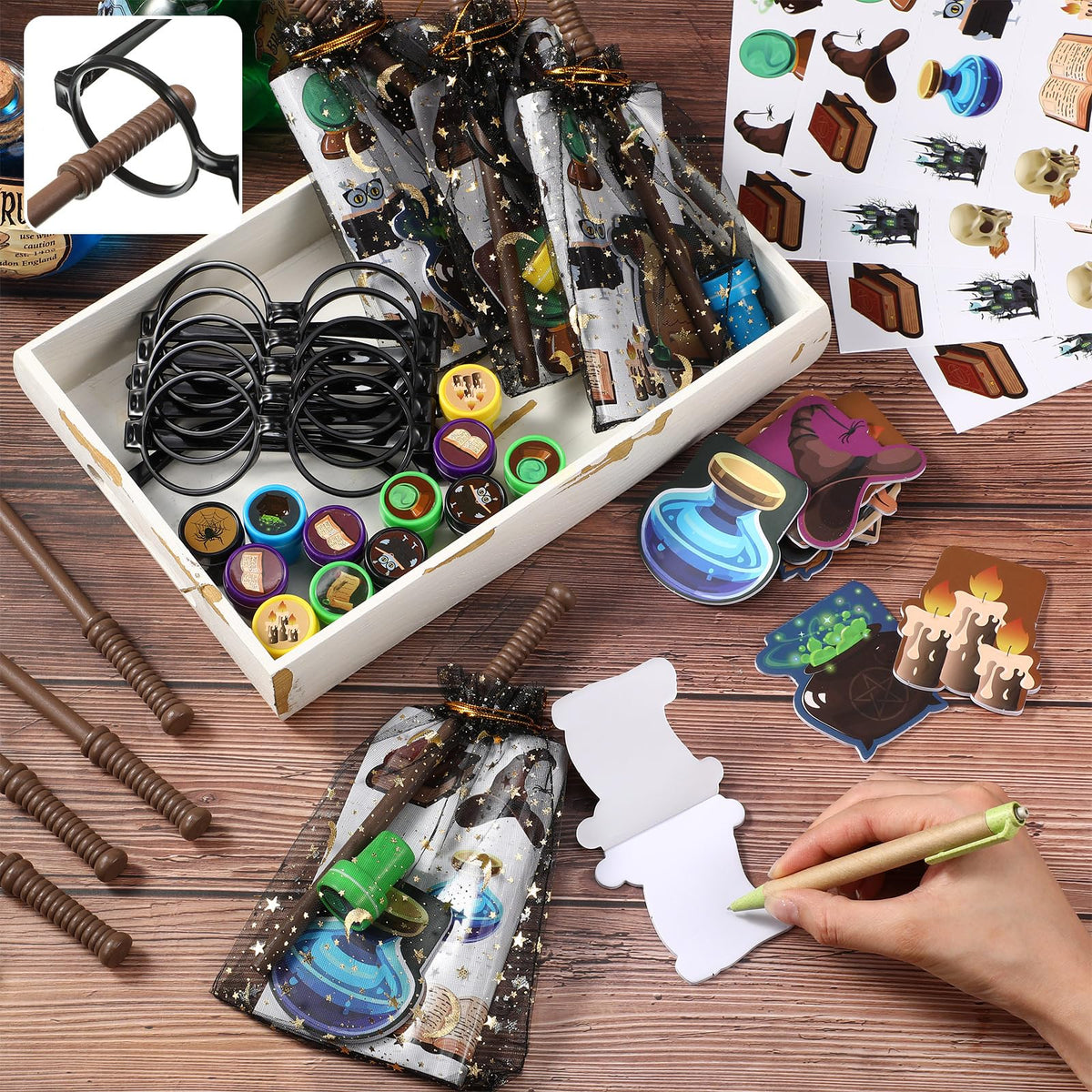 Pasimy wizard pencils wand-shaped writing tools for fun notes
