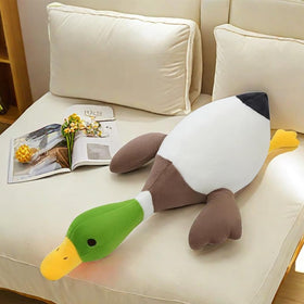 Pasrdqoyp Mallard Duck Plush supports neck, arms, and back during rest