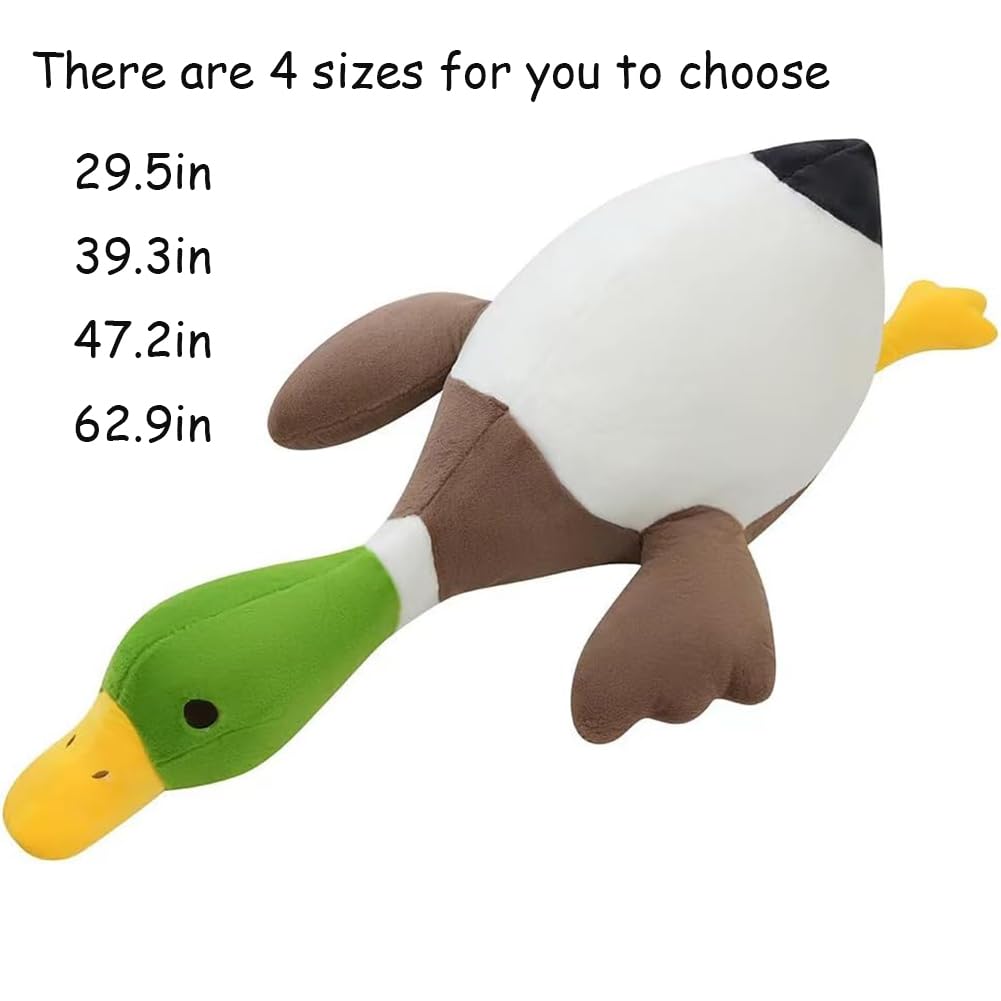 Pasrdqoyp Mallard Duck Plush fully filled with PP cotton for resilience