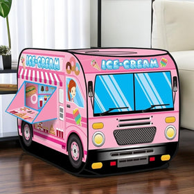 PASUXI ice-cream tent windows double as playful hoops.