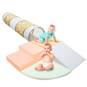 PATAZOK foam climbing blocks 5-piece set shown for safe, active toddler play.