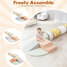 PATAZOK high-density foam core provides durable, cushioned landing during play.