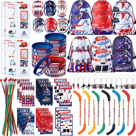 Paterr hockey drawstring bags ideal for party favors and easy gift collection.