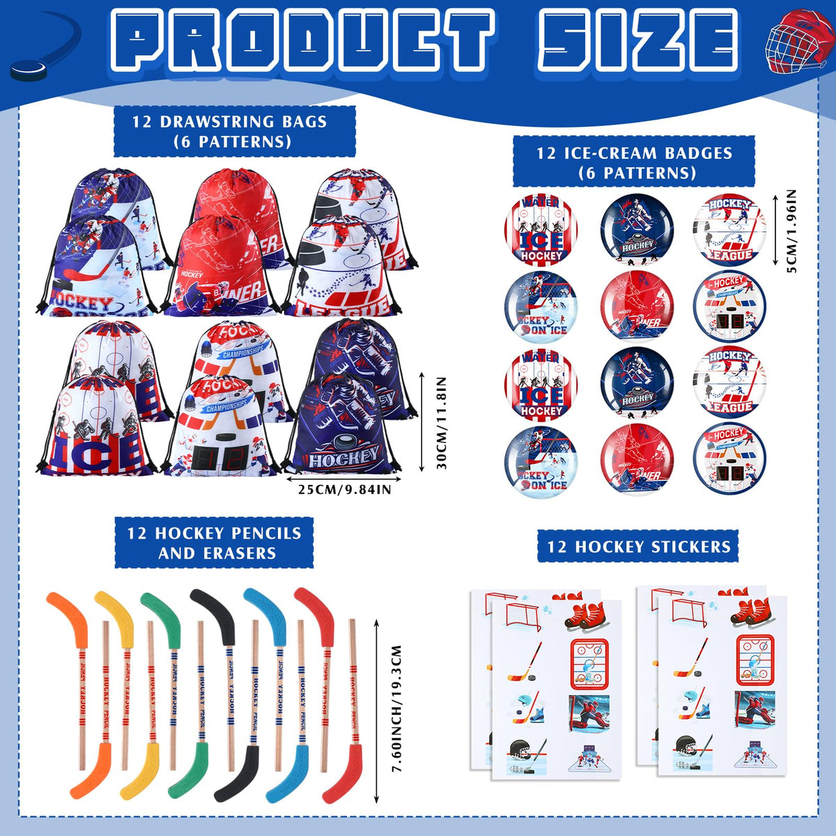Paterr hockey silicone bracelets bright and durable for party activities.