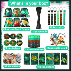 Paterr reptile mini notebooks as charming party favors and keepsakes