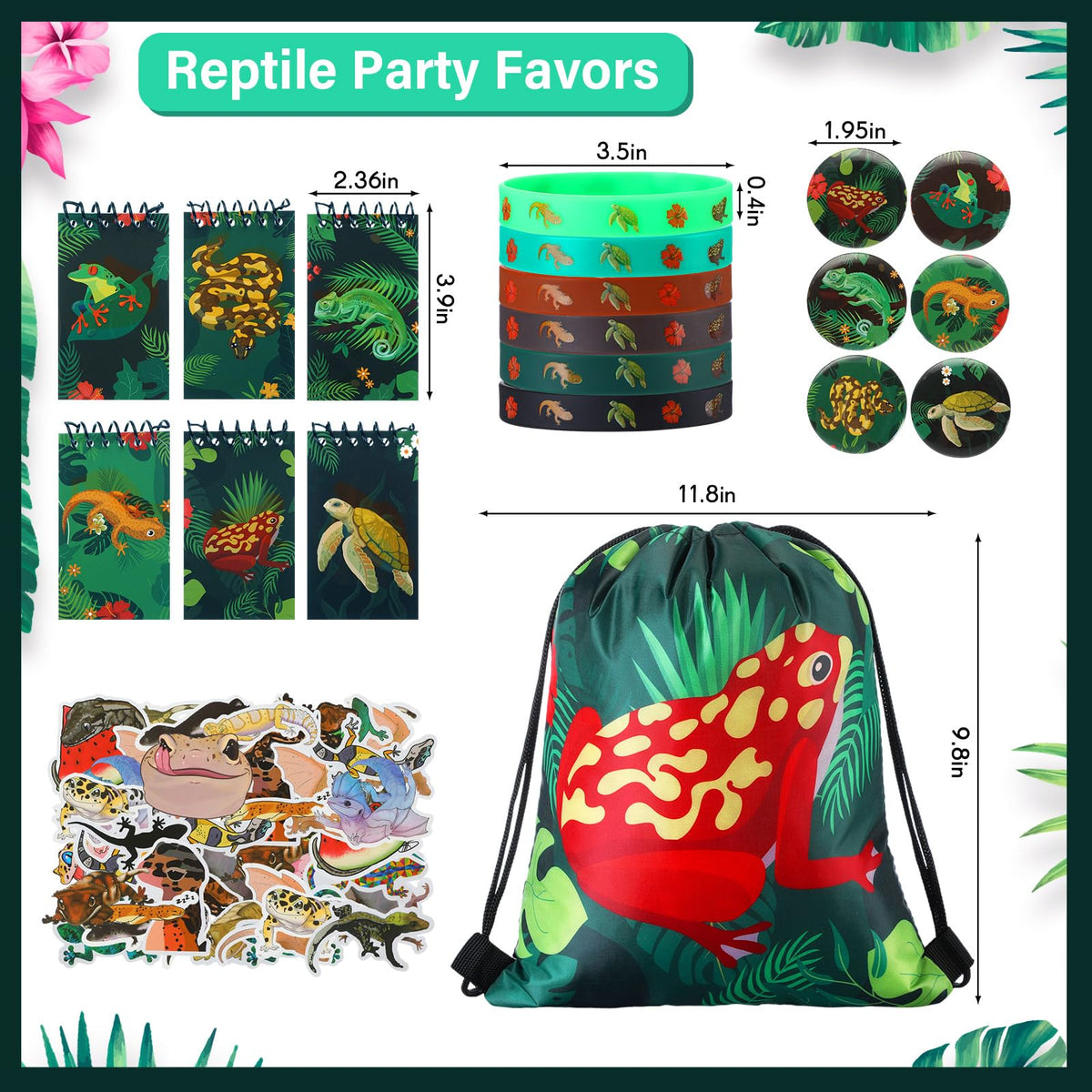 Paterr reptile pencils for playful activities and crafts