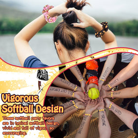 Paterr complete softball party favors set enhances event experience.