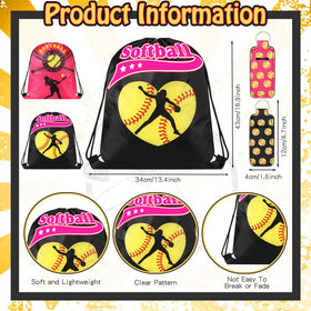 Paterr softball scrunchies provide soft, flexible wear for players.