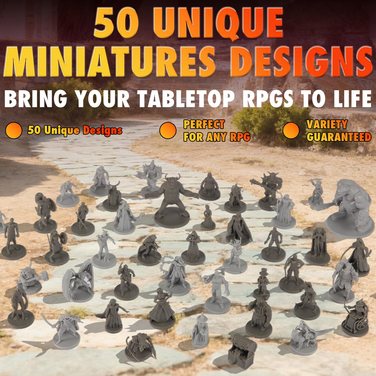 Path Gaming 28mm fantasy figures ideal for tabletop RPG battles