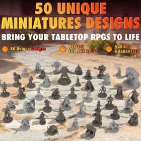 Path Gaming 28mm fantasy figures ideal for tabletop RPG battles
