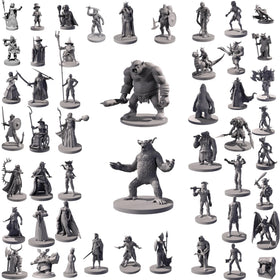 Path Gaming 50 unique miniatures collection for tabletop adventures